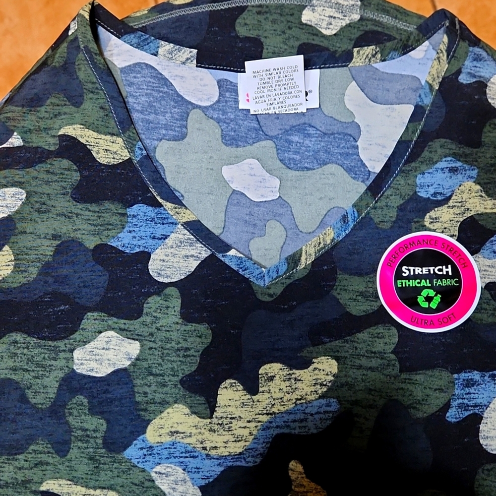COPY - Srubstar Camouflage Srub Top Sz.Sm/CH